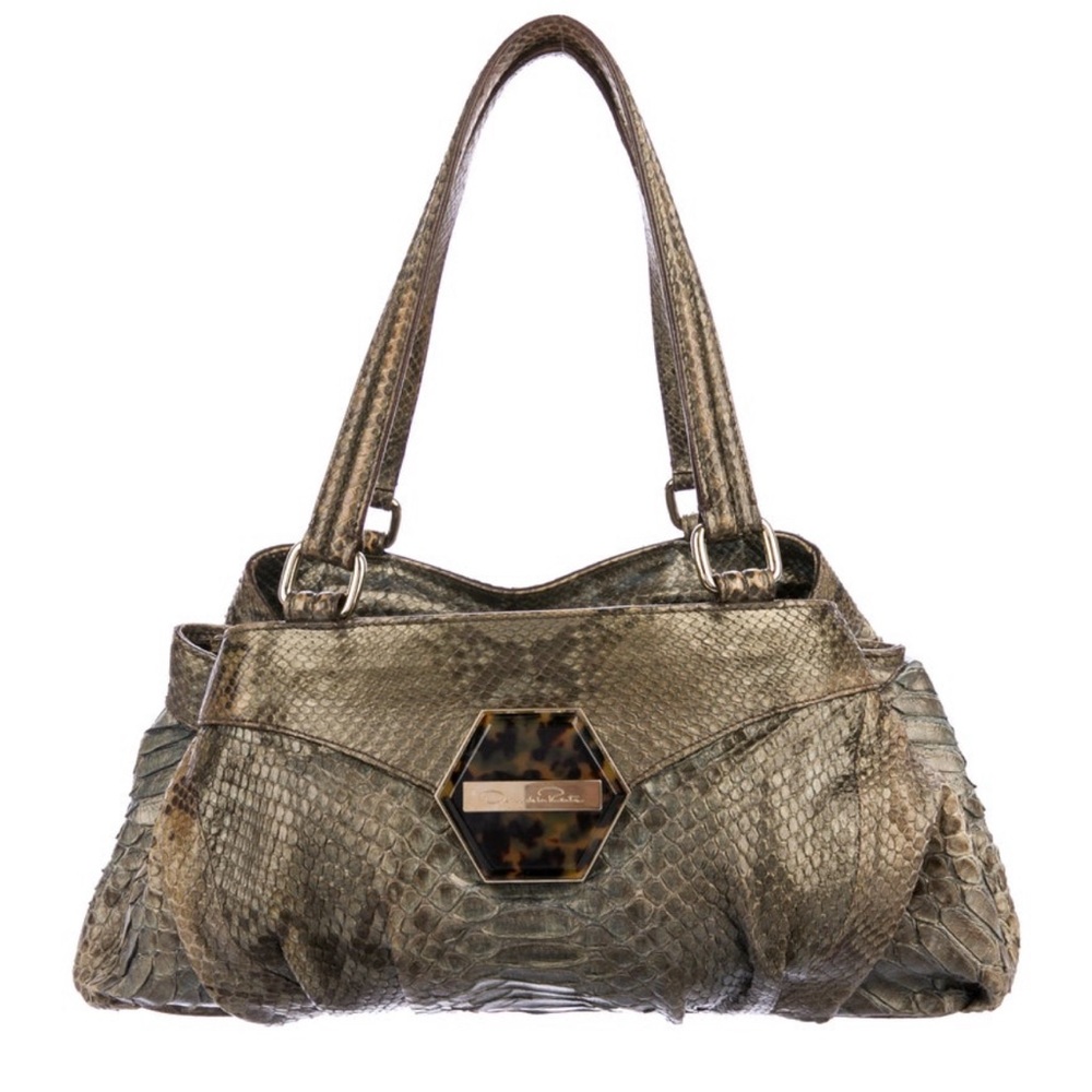 Oscar de la Renta Vintage Python Bag
